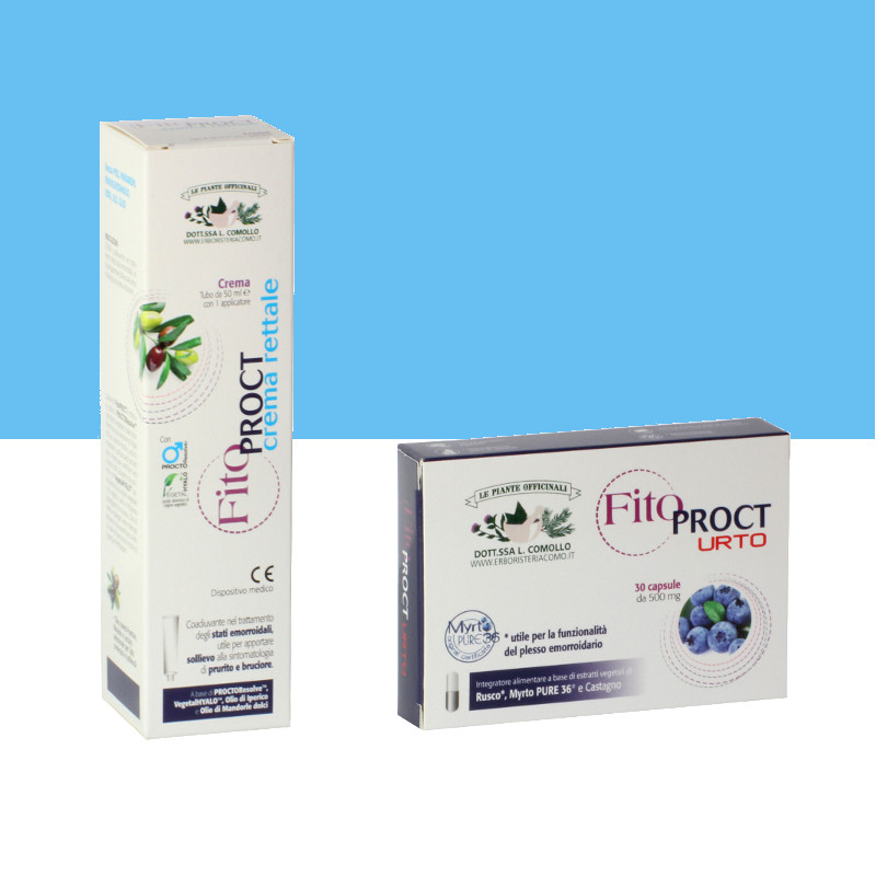 Cura Emorroidi interne ed esterne Kit completo Erboristeria Como