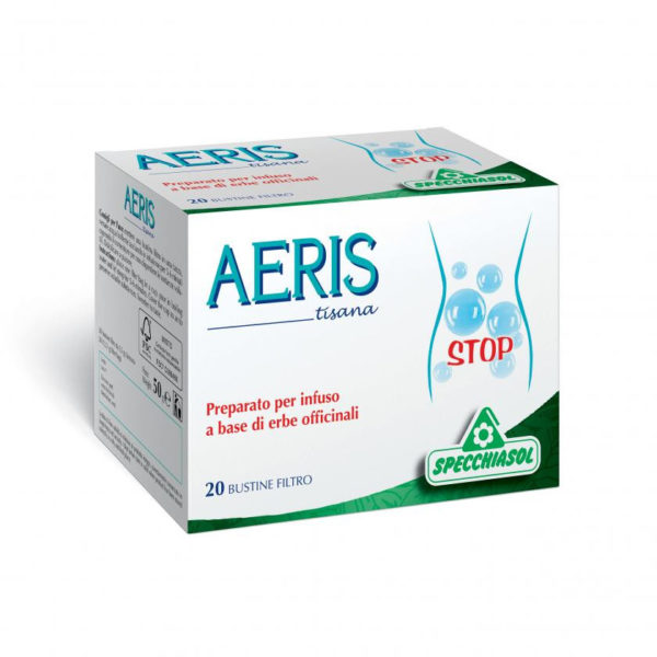 Tisane per sgonfiare la pancia Aeris tisana 20 filtri Erboristeria Como