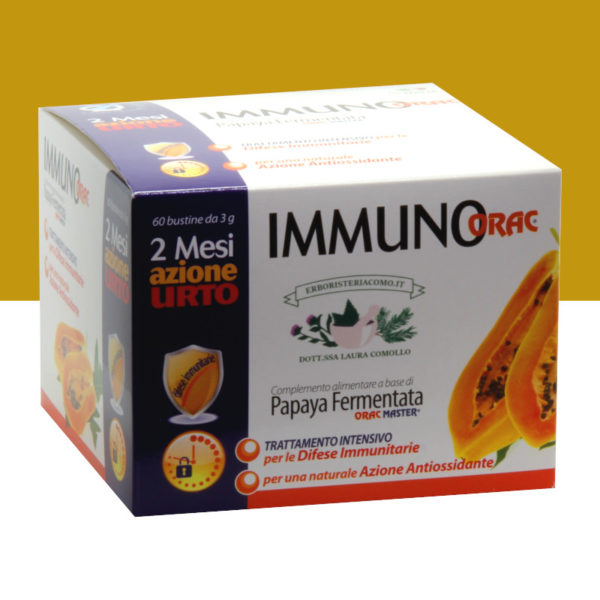 aumentare difese immunitarie con papaya fermetata immuno orac