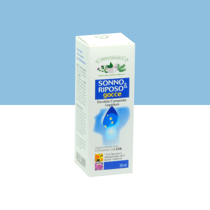 Gocce per dormire naturali Sonno e Riposo 50 ml Erboristeria Como