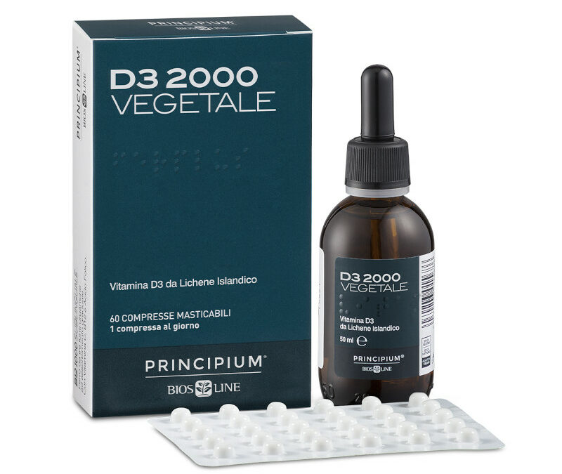 Vitamina D naturale: vit. D3 Biosline 2000 UI 50 ml